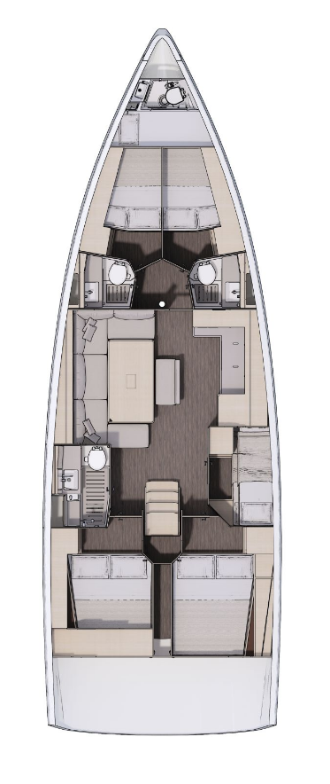 Dufour Dufour 470 te huur van particulier of professional in Agropoli