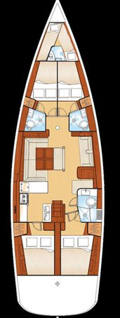 Bénéteau Oceanis 54 te huur van particulier of professional in Pálairos