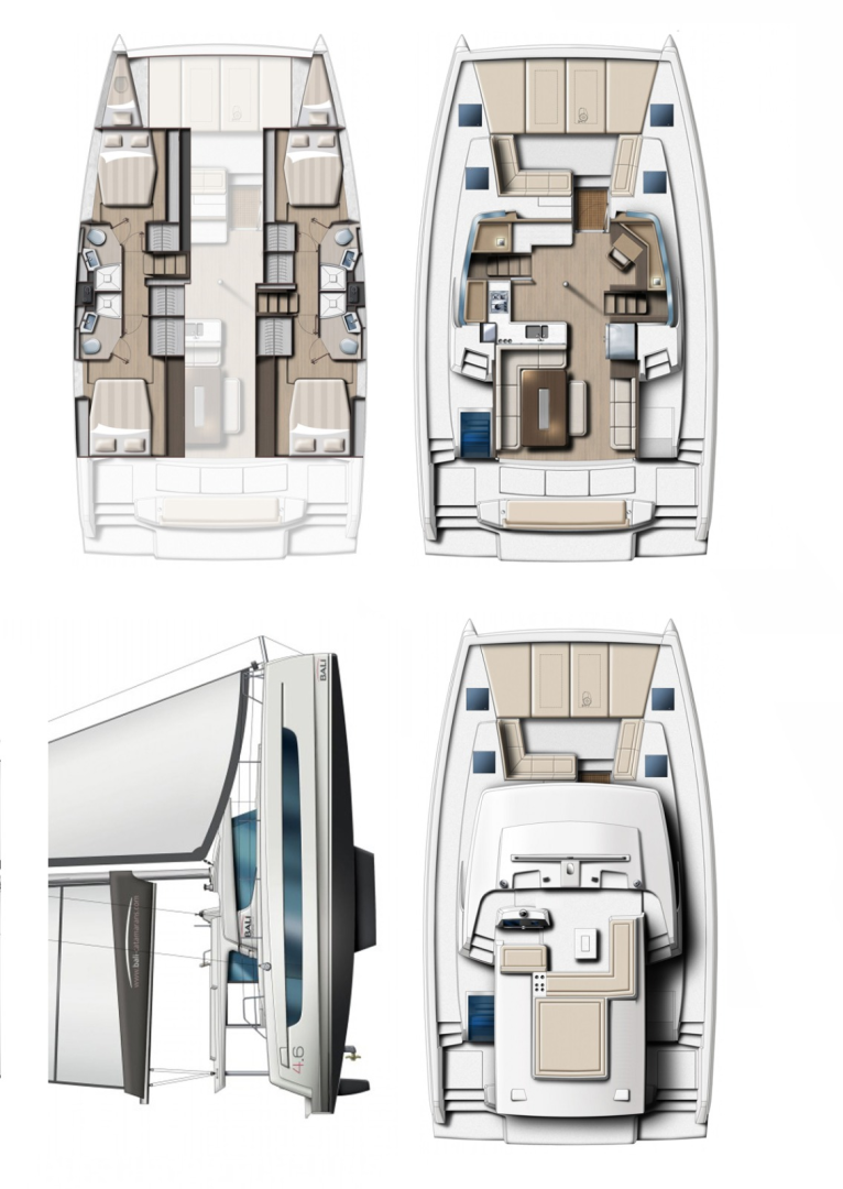 Verhuur Catamaran Bali met vaarbewijs
