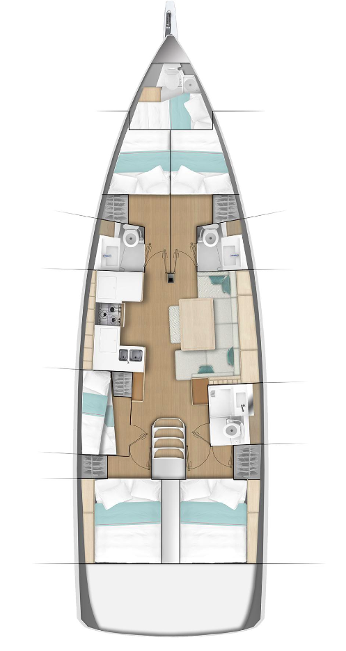 Huur Zeilboot met of zonder schipper Jeanneau in Furnari