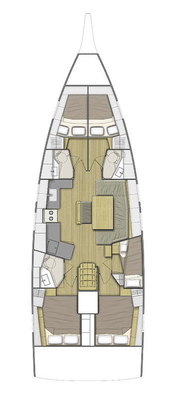 Huur een Bénéteau Oceanis 46.1 in Pomer
