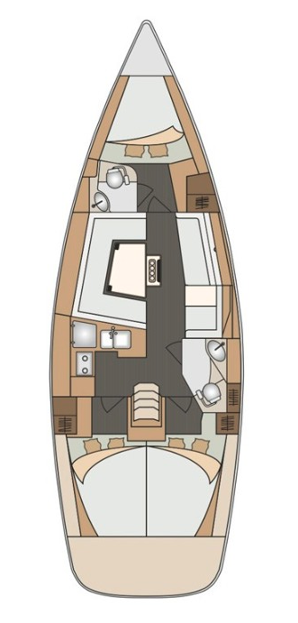Elan Impression 40 te huur van particulier of professional in Trogir