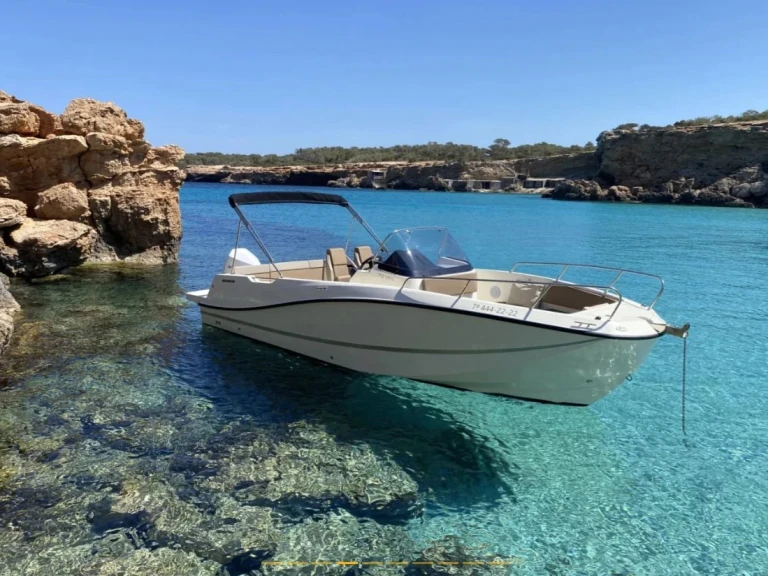 Verhuur Motorboot in Mandelieu-la-Napoule - Quicksilver Activ 755 Open
