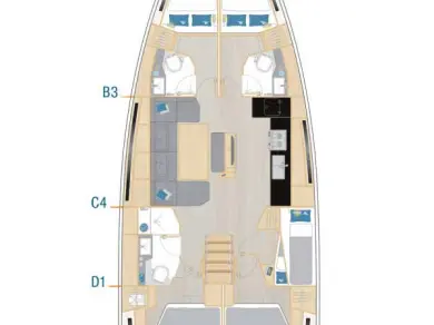 Verhuur Zeilboot Hanse met vaarbewijs