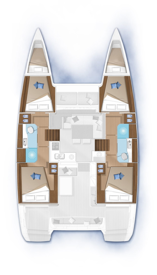 Huur Catamaran met of zonder schipper Lagoon in Šibenik