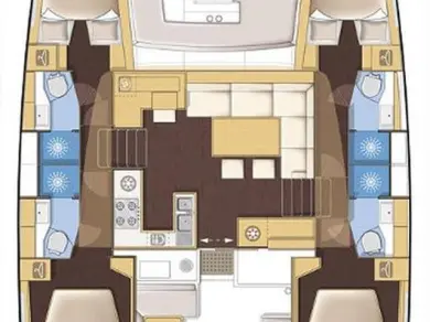 Verhuur Catamaran Lagoon met vaarbewijs
