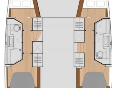 Huur een Fountaine Pajot Isla 40 in Eden Island