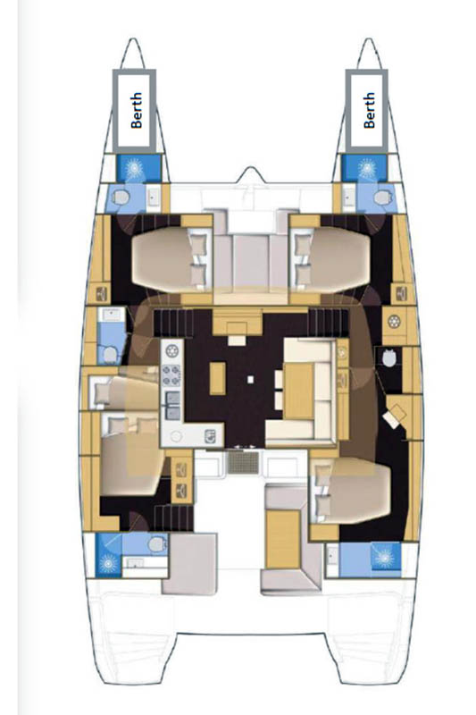 Lagoon Lagoon 52 F te huur van particulier of professional in Eden Island