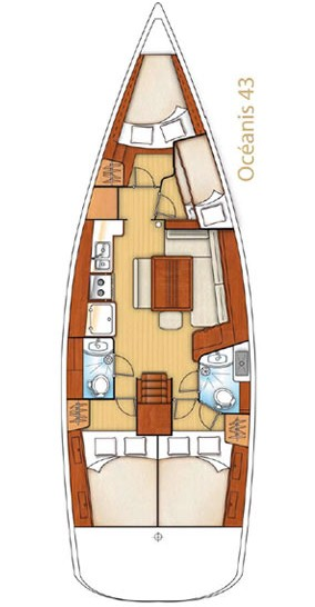 Bénéteau Oceanis 43 te huur van particulier of professional in Elefsina