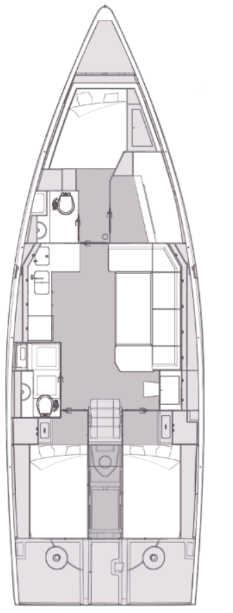 Verhuur Zeilboot in Kaštela - Elan Impression 45