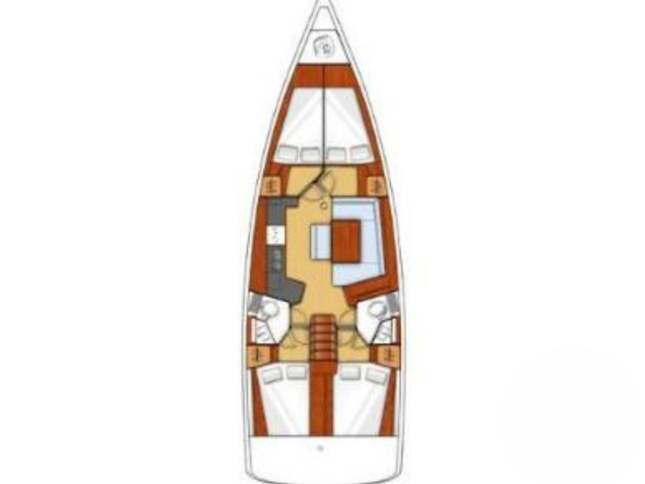 Bootverhuur Kaštela goedkoop Oceanis 45