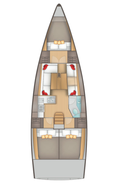 Huur Zeilboot met of zonder schipper Salona in Kaštela