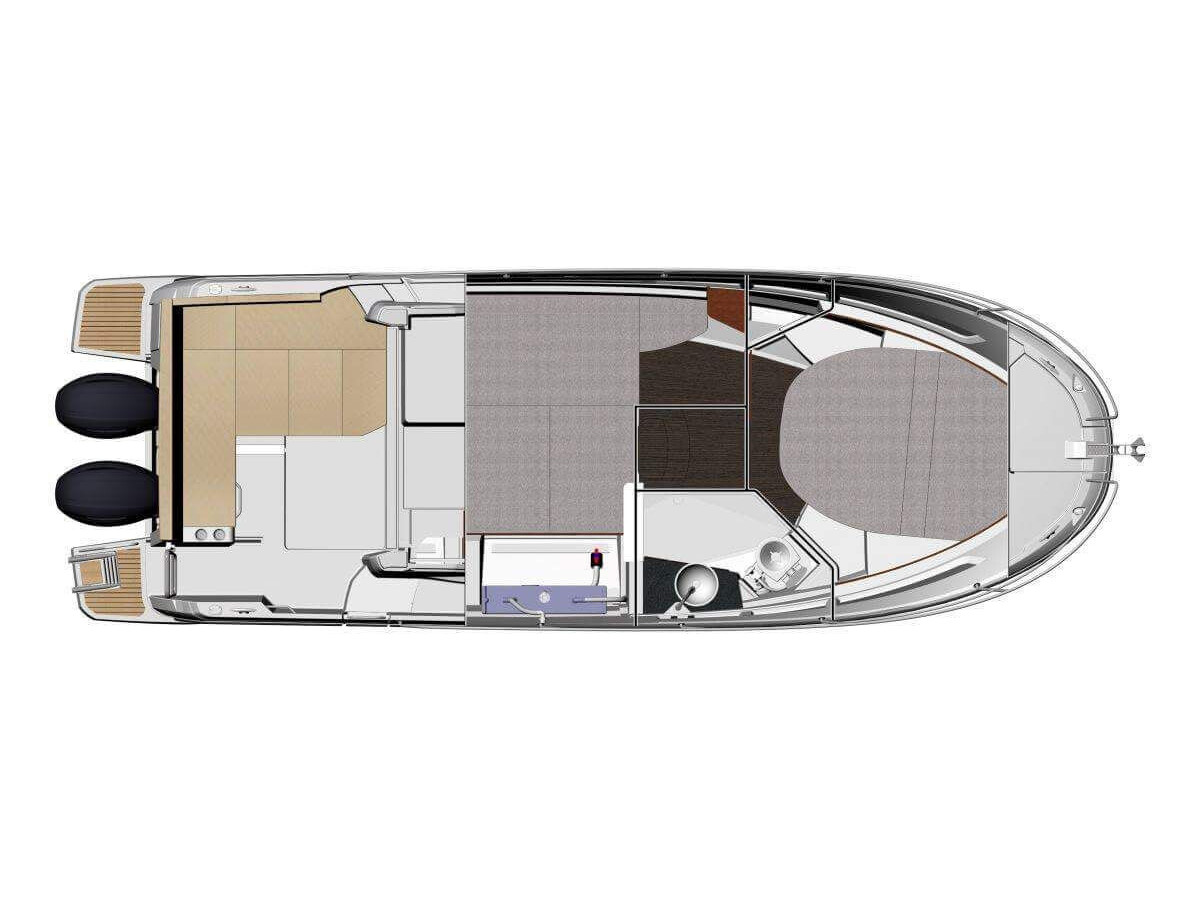 Verhuur Motorboot in Biograd na Moru - Jeanneau Merry Fisher 895