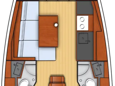 Verhuur Zeilboot in Biograd na Moru - Bénéteau Oceanis 38.1