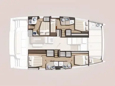 Huur Catamaran met of zonder schipper Bali in Lefkáda