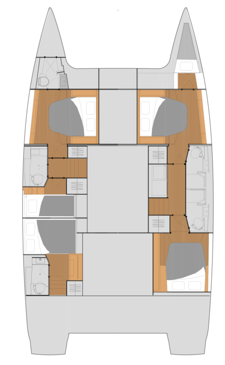Verhuur Catamaran in Skradin - Fountaine Pajot Tanna 47