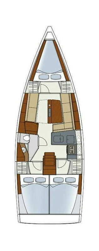 Verhuur Zeilboot Hanse met vaarbewijs