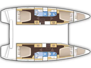 Huur Catamaran met of zonder schipper Lagoon in Álimos