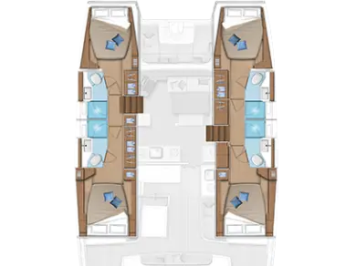 Huur Catamaran met of zonder schipper Lagoon in Skradin