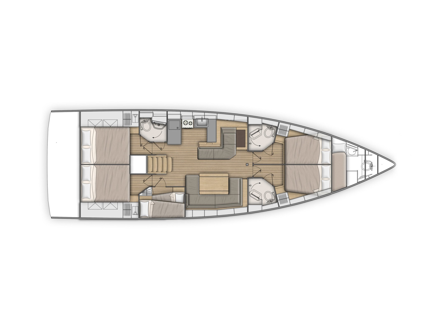 Verhuur Zeilboot Bénéteau met vaarbewijs