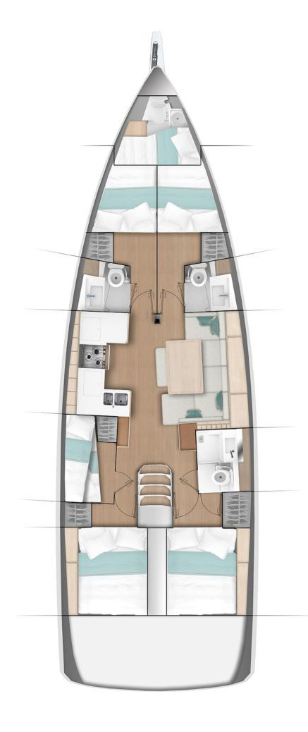 Verhuur Zeilboot Jeanneau met vaarbewijs