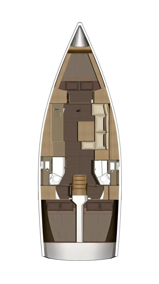 Verhuur Zeilboot Dufour met vaarbewijs