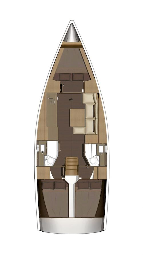 Bootverhuur Seget Donji goedkoop Dufour 382 Grand Large