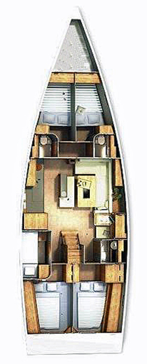 Huur een Hanse Hanse 505 in Seget Donji