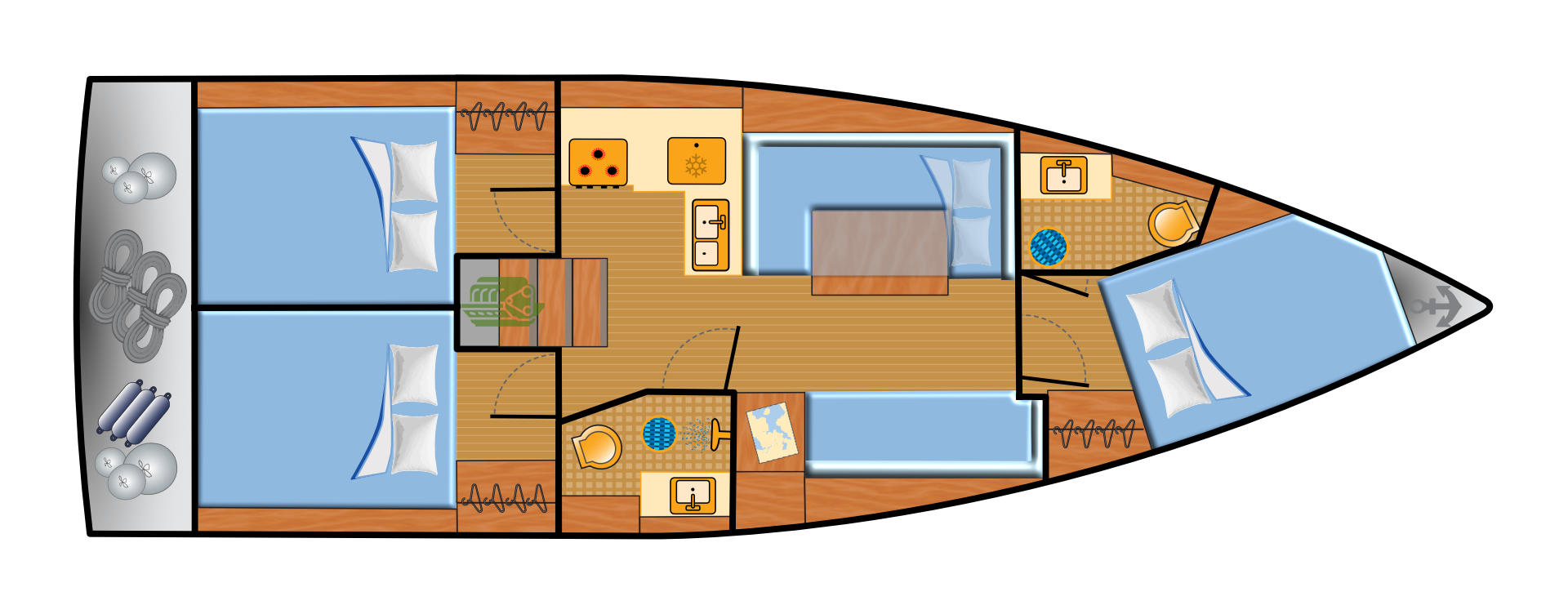 Bootverhuur Biograd na Moru goedkoop Sun Odyssey 380