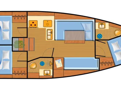 Bootverhuur Biograd na Moru goedkoop Sun Odyssey 380
