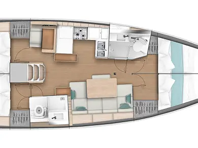 Verhuur Zeilboot Jeanneau met vaarbewijs