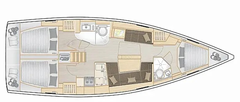Verhuur Zeilboot Hanse met vaarbewijs