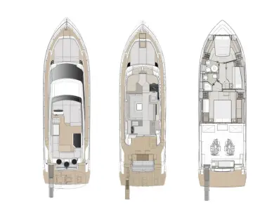 Verhuur Jacht Ferretti met vaarbewijs