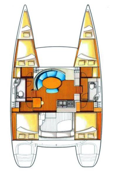 Huur Catamaran met of zonder schipper Lagoon in Punat