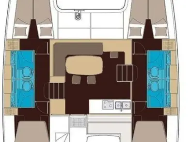 Verhuur Catamaran in Álimos - Lagoon Lagoon 400