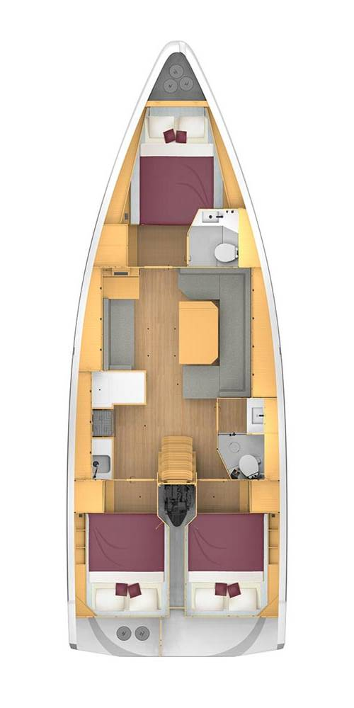 Bootverhuur Punat goedkoop Bavaria C42