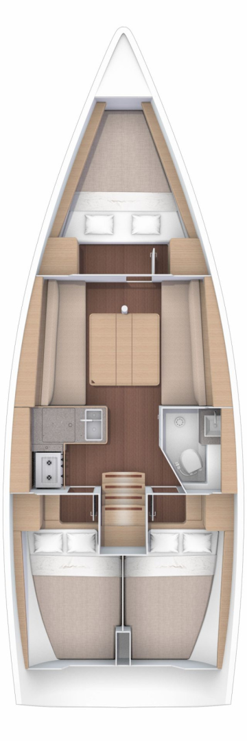 Verhuur Zeilboot Dufour met vaarbewijs