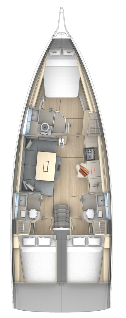 Bootverhuur Dufour Dufour 41 in Trogir via SamBoat