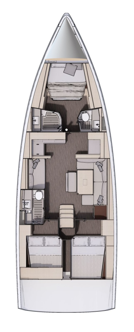Verhuur Zeilboot Dufour met vaarbewijs