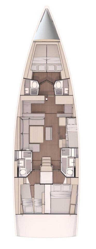 Verhuur Zeilboot Dufour met vaarbewijs
