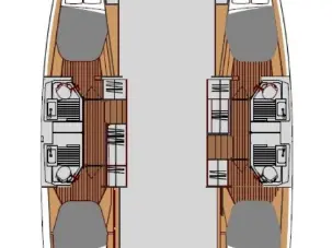 Verhuur Catamaran in Seget Donji - Fountaine Pajot Astrea 42