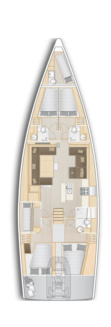 Huur Zeilboot met of zonder schipper Hanse in Trogir