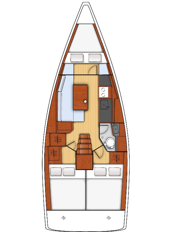Huur Zeilboot met of zonder schipper Bénéteau in Pomer