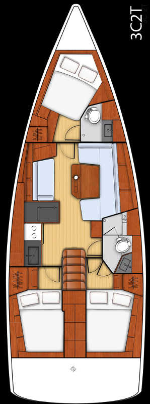 Huur een Bénéteau Oceanis 41.1 in Šibenik
