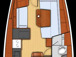 Huur een Bénéteau Oceanis 41.1 in Šibenik