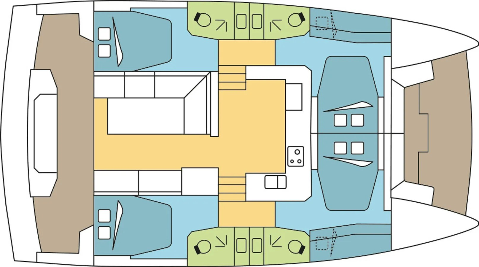 Huur Catamaran met of zonder schipper Bali in Préveza