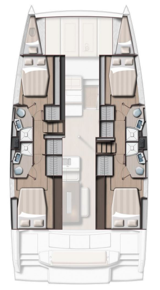 Huur Catamaran met of zonder schipper Bali in Lefkáda