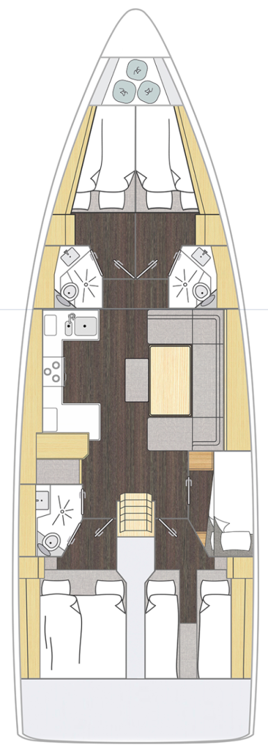 Huur Zeilboot met of zonder schipper Bavaria in Pálairos