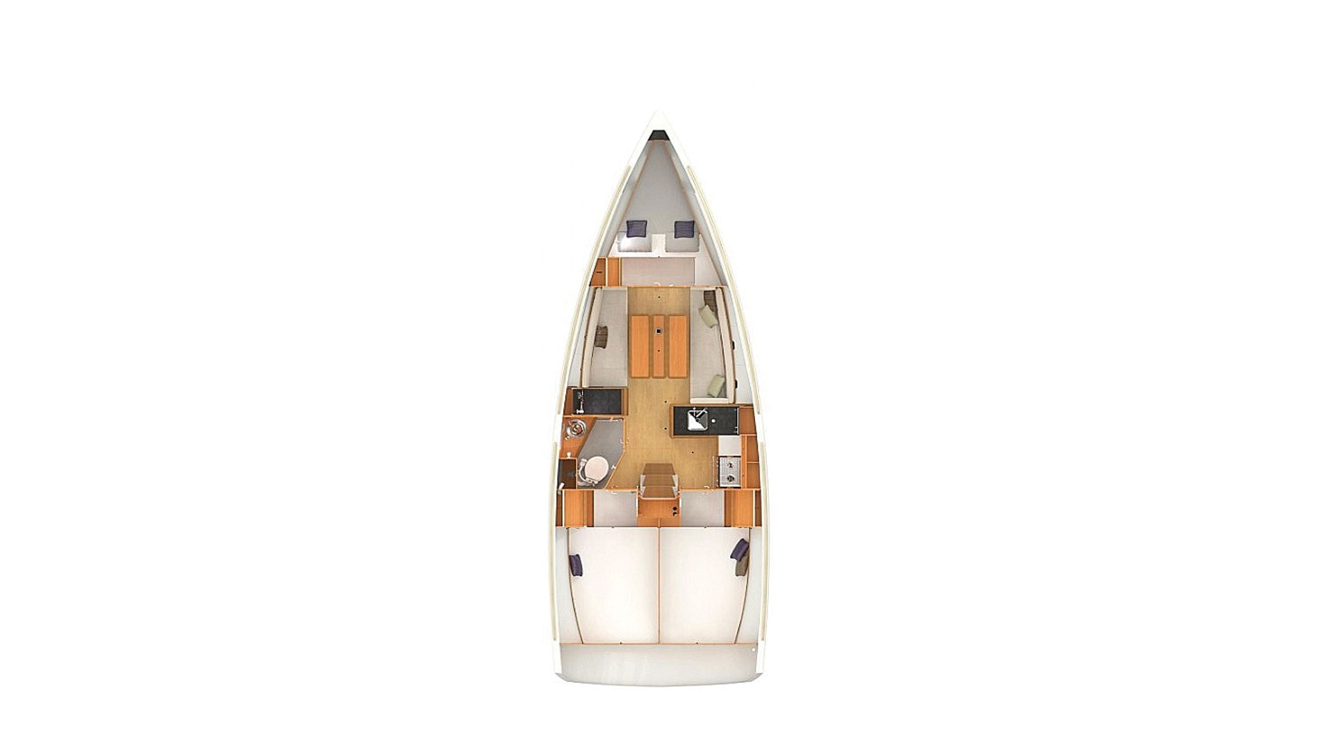Verhuur Zeilboot Jeanneau met vaarbewijs