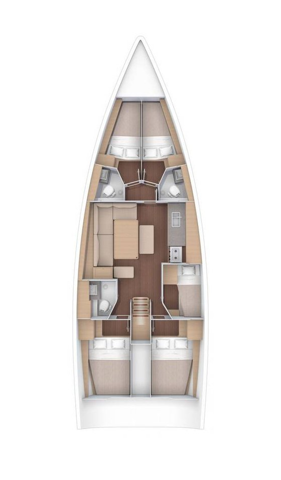 Verhuur Zeilboot in Fethiye - Dufour Dufour 470
